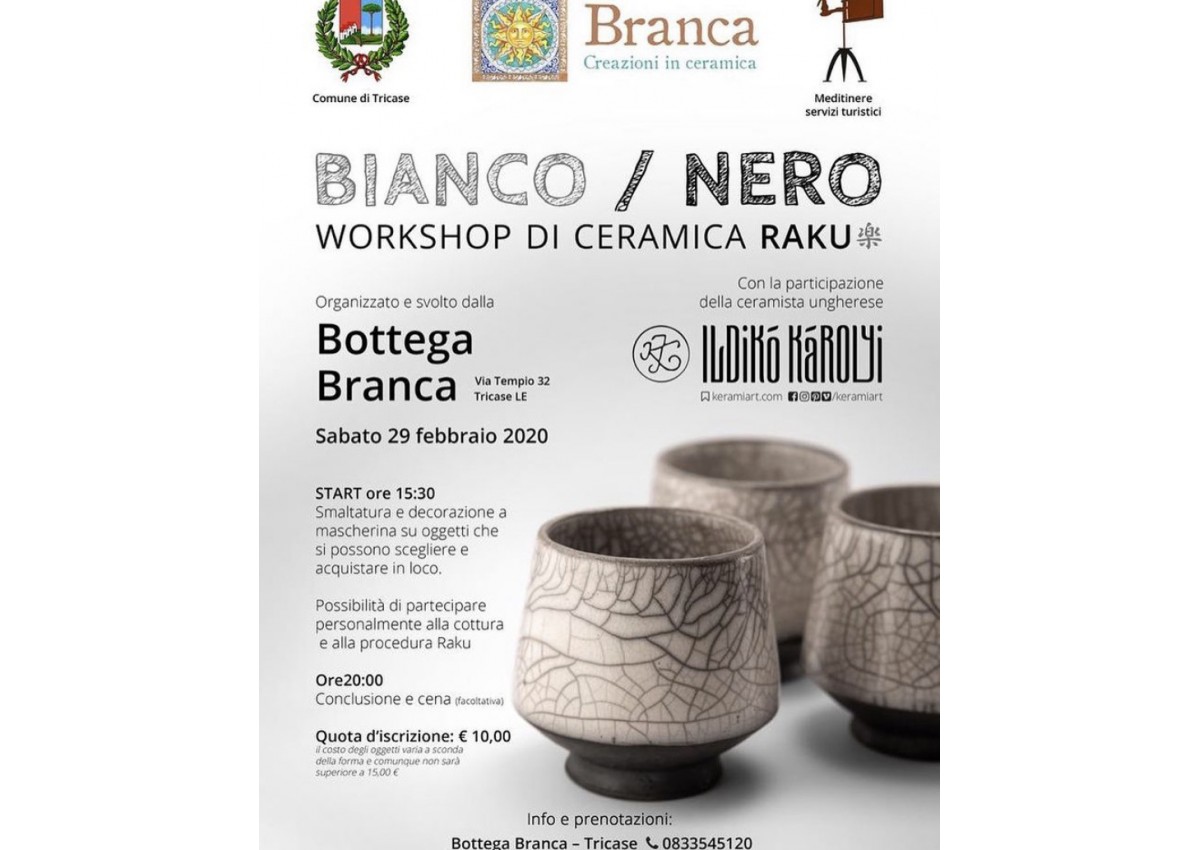 WORKSHOP DI CERAMICA RAKU 2020